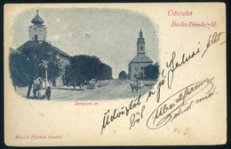 BUDABICSKE 1901. Régi Képeslap  /  Vintage Pic. P.card - Hungary
