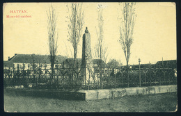 HATVAN 1911. Honvéd Szobor, Weisz Lipót  /  Home Guard Statue Lipót Weisz - Hungary