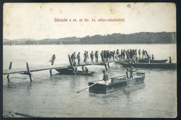 1909. Katonák, Utász Zászlóalj, Régi Képeslap  /  Soldiers, Sapper Battalion Vintage Pic. P.card - Hungary
