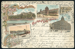 BUDAPEST 1899. Litho Képeslap  /  Litho. Vintage Pic. P.card - Hungary