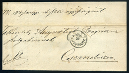 1860-70. 4 Db Levél Tartalommal Szlovén Területre Küldve, átmenő Bélyegzésekkel  /  4 Letters With Content To Slovenian  - Used Stamps