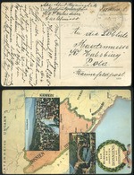 K.u.K. Haditengerészet, Bosznia Képeslap SMS Warasdiner Hajó Bélyegzéssel  /  KuK NAVY  Bosnia Vintage Pic. P.card SMS W - Covers & Documents