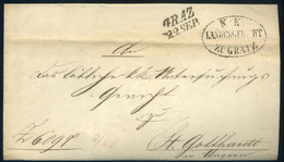 3 Db Hivatalos Levél Magyarországra Küldve, érdekes Tétel  /  3 Official Letters To Hun., Intr. Bundle - ...-1850 Prephilately