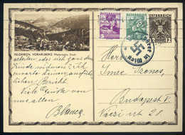AUSZTRIA 1938. Kiegészített, Képes Díjjegyes Levlap Budapestre Küldve  /  Uprated Pic.  Stationery  P.card To Budapest - Covers & Documents