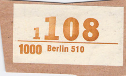 Werbrief 1000 Berlin 510 - Franking Machines (EMA)