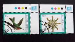 UNO-New York 1234/5 Oo/ESST, Internationales Jahr Der Biodiversität - Used Stamps