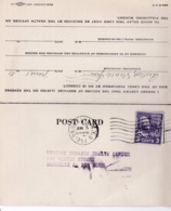 ETATS UNIS :  Timbre Perforé HC . DN   ? Sur Carte Médicale De 1951 - Perforados