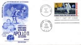 USA. PA 73 De 1969 Sur Enveloppe 1er Jour. Neil Armstrong. - Amérique Du Nord