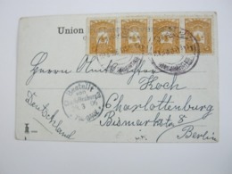 1906 , BON SAMARTAIN , Klarer Stempel Auf Karte Aus Jerusalem - Storia Postale