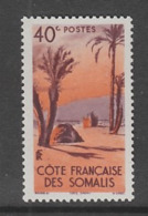 TIMBRE NEUF DE LA COTE FRANCAISE DES SOMALIS - TENTE DANAKIL N° Y&T 266 - Neufs