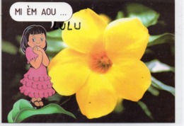 DEPT 97 : La Réunion : Mi èm Aou ... Je T 'aime , Dessins Francis ; édit. Agedis A Sainte Clotilde - Saint Paul