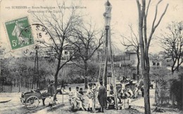 Thème Téléphone.Télégraphe,Radio TSF..   Suresnes   92   Télégraphie Militaire      (Voir Scan) - Postal Services