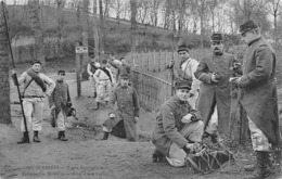 Thème Téléphone.Télégraphe,Radio TSF..   Suresnes   92   Télégraphie Militaire. Essai D'une Ligne       (Voir Scan) - Post