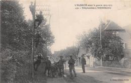 Thème Téléphone.Télégraphe,Radio TSF..   Téléphonistes A Wesserling  68       (Voir Scan) - Correos & Carteros