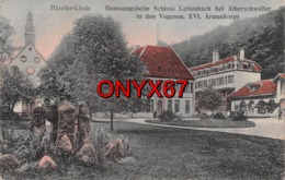 LETTENBACH-ABRESCHWILLER (Moselle-Lothringen) Genesungsheim-Schloss-16 Armeekorps-Militaire Cachet-Briefstempel-Feldpost - Autres & Non Classés