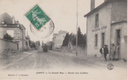 54 - JARNY -  LA GRAND RUE - SORTIE VERS CONFLANS - LA POSTE - Jarny
