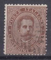 Italy Kingdom 1879 Umberto I, 30 Cents Sassone#41 Used - Oblitérés