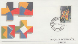 Enveloppe  FDC  1er  Jour   GRECE    EUROPA    1989 - 1989