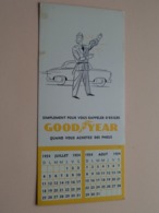 GOODYEAR Simplement Pour Vous Rappeler D'exiger Quand Vous Achetez Des PNEUS ( CALENDRIER 1954 - Voir / See Photo ) ! - Publicidad