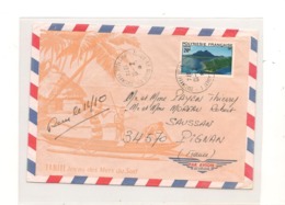 1974 ENVELOPPE  TAHITI  Avec TIMBRE  N° 102 - Storia Postale