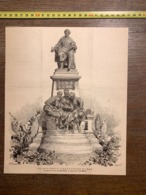 1889 ECDN MONUMENT D ALEXANDRE DUMAS INAUGURATION PLACE MALESHERBES A PARIS - Verzamelingen