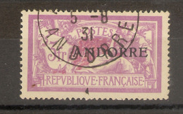 Andorre - 1931- 3F Mersonl N°20 - Usados