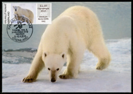 GREENLAND GROENLAND (2019) - Carte Maximum Card ATM - Polar Bear, Der Eisbär (Ursus Maritimus) - Copenhagen 2019 - Maximum Cards