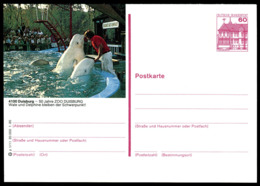72924) BRD - P 138 - P1/11 - * Ungebraucht - 4100 Duisburg, Delphine Im Zoo - Cartes Postales Illustrées - Neuves
