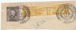 MARCA DEMANIO - Anno 1945 - Fiscales