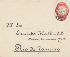 Ganzsache Vereinigte Staaten Von Brasilien 1895 Brief Nach Rio - Brieven En Documenten