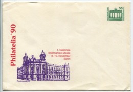 Stationery (Philatelia '90/ Brandenburger Tor) - Enveloppes - Neuves