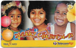 Fiji - Telecom Fiji - Christmas, Children, Cn.99187, Remote Mem. 3$, Used - Fiji