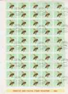 1964 - Insectes  ( 8 Scn ) FULL X 50 - Feuilles Complètes Et Multiples