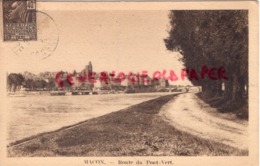 71 - MACON - ROUTE DU PONT VERT - TIMBRE EXPOSITION COLONIALE PARIS 1931 - Macon