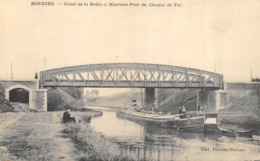 CPA 62 DOURGES CANAL DE LA DEULE ET NOUVEAU PONT DU CHEMIN DE FER - Other & Unclassified