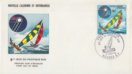 Enveloppe FDC  1er Jour   NOUVELLE   CALEDONIE    6éme  Jeux  Du   Pacifique - Sud   1979 - FDC