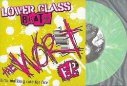 LOWER CLASS BRATS - The Worst E.P. - DIRTY PUNK - PUNK CORE - VINYL VERT - Punk