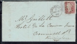 Gr-Bretagne - 1862 "Pickford & Co London" Victoria N° 3 Sur Lettre Pour Cromwell R. Kensington - B/TB - - Storia Postale