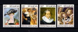 ST  LUCIA    1977    400th  Birth  Centenary  Of  Rubens    Set  Of  4   NNH - St.Lucia (...-1978)