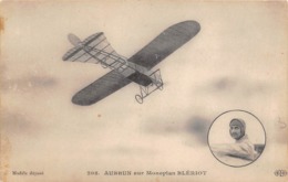 Thème : Aviation . Louis Blériot.    Aubrun Sur Monoplan  (Voir Scan) - Airmen, Fliers