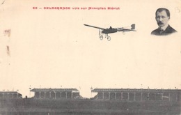 Thème : Aviation . Louis Blériot.    Delagrange  Sur Monoplan  (Voir Scan) - Airmen, Fliers