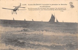 Thème : Aviation . Louis Blériot.   Traversée De La Manche    (Voir Scan) - Airmen, Fliers