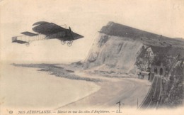 Thème : Aviation . Louis Blériot.  Traversée De La Manche Vue Des Côtes D'Angleterre   (Voir Scan) - Piloten
