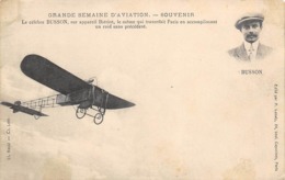 Thème : Aviation . Louis Blériot.   Busson Sur Monoplan     (Voir Scan) - Aviateurs