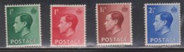 GREAT BRITAIN Scott # 230-3 MH - KEVIII - Unused Stamps