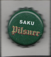 Estonia Crown Cap Pilsner By Saku Brewery - Beer