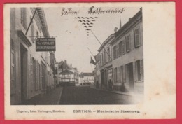 Kontich - Mechelsche Steenweg... Café-restaurant Vervliet - 1904 ( Verso Zien ) - Kontich