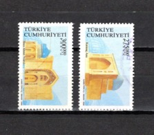 Turquía   2000  .-   Y&T  Nº   2978/2979 - Oblitérés