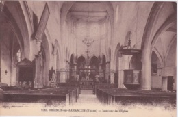 Delcampe - 89 - BRIENON SUR ARMANCON - L INTERIEUR DE L 'EGLISE - Brienon Sur Armancon