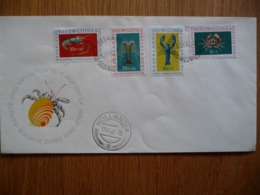 (1) Netherlands New Guinea 1962 Crabs Interesting FDC With Hollandia Postmark - Netherlands New Guinea